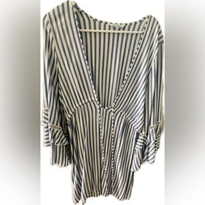 Blue Island swim coverup size Large